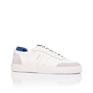 Axel Arigato Dunk Sneaker White Blue & Gray Leather 39 8.5